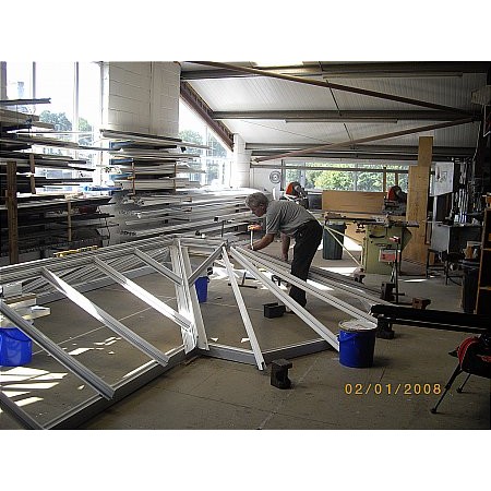 173 - Roof Light being made in the Factory